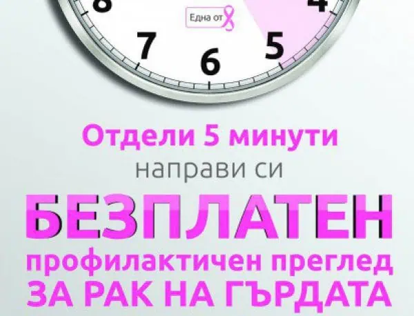 Стартират безплатните прегледи за рак на гърдата